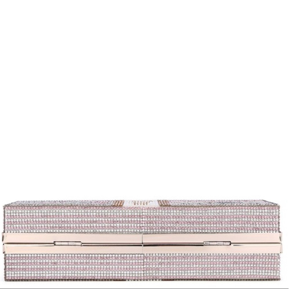 •Bank Roll Betty• Pink Instinct Rhinestone Clutch - Picture 4 of 6